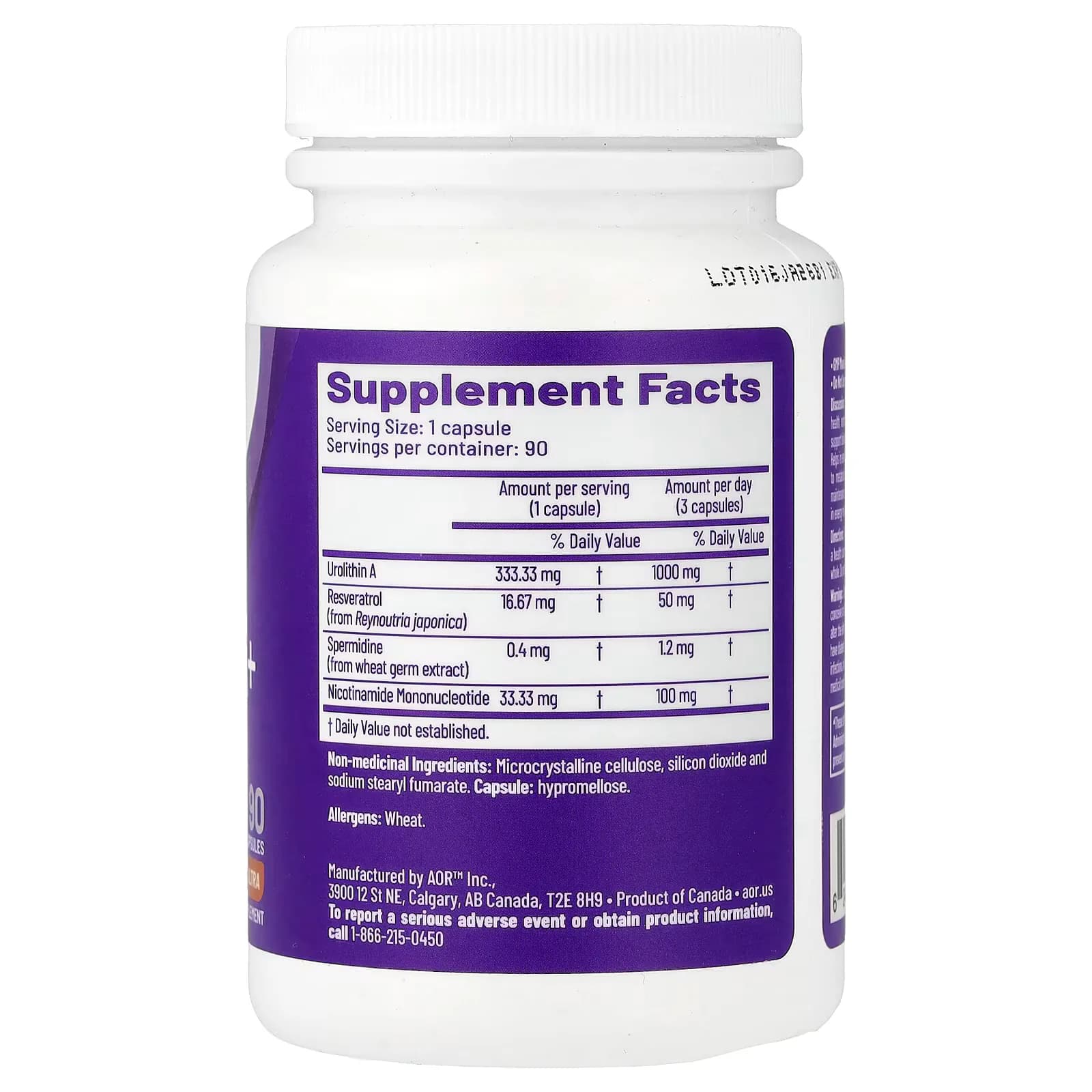 AOR Urolithin A+ 90 Capsules Price in Pakistan
