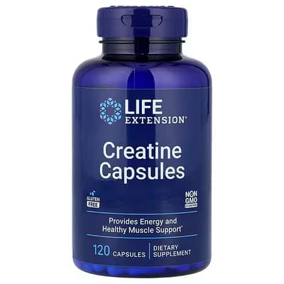 Life Extension, Creatine 120 Capsules