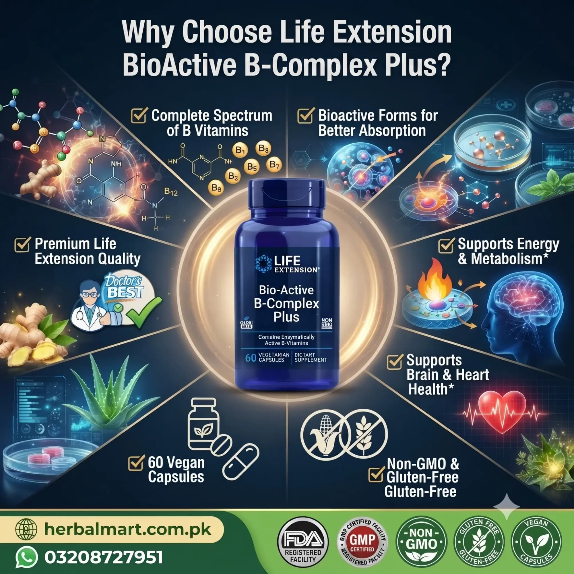 Life Extension BioActive Complete B-Complex Price in Pakistan