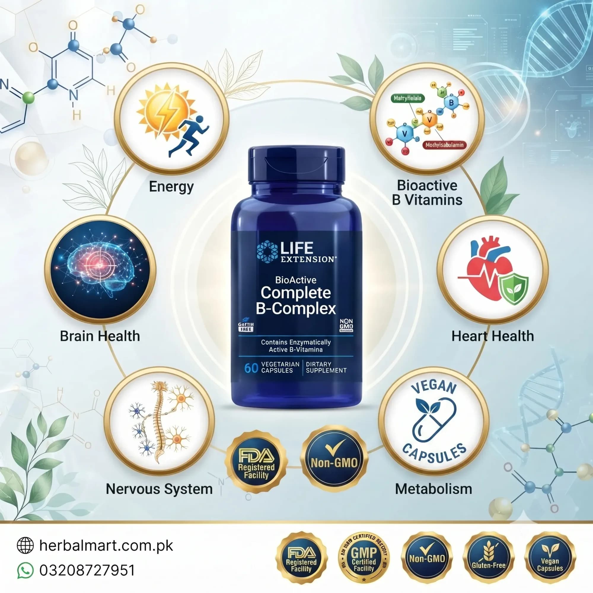 Life Extension BioActive Complete B-Complex Price in Pakistan
