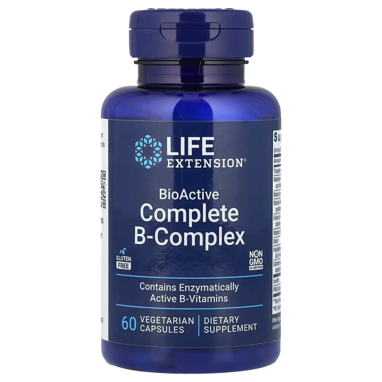 Life Extension, BioActive Complete B-Complex 60 Vegan Capsules