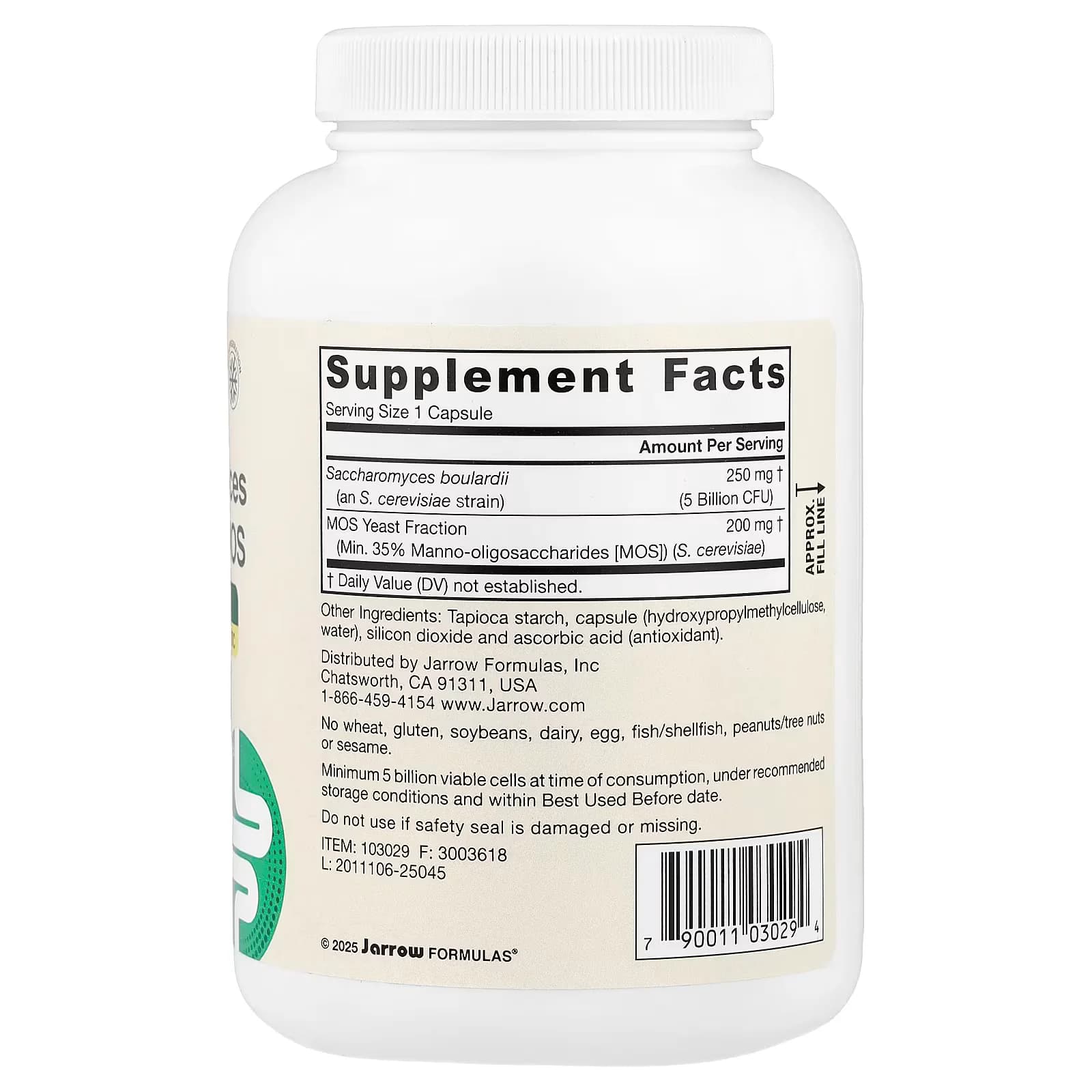 Jarrow S. Boulardii + MOS 5 Billion VegCapsules Price In Pakistan