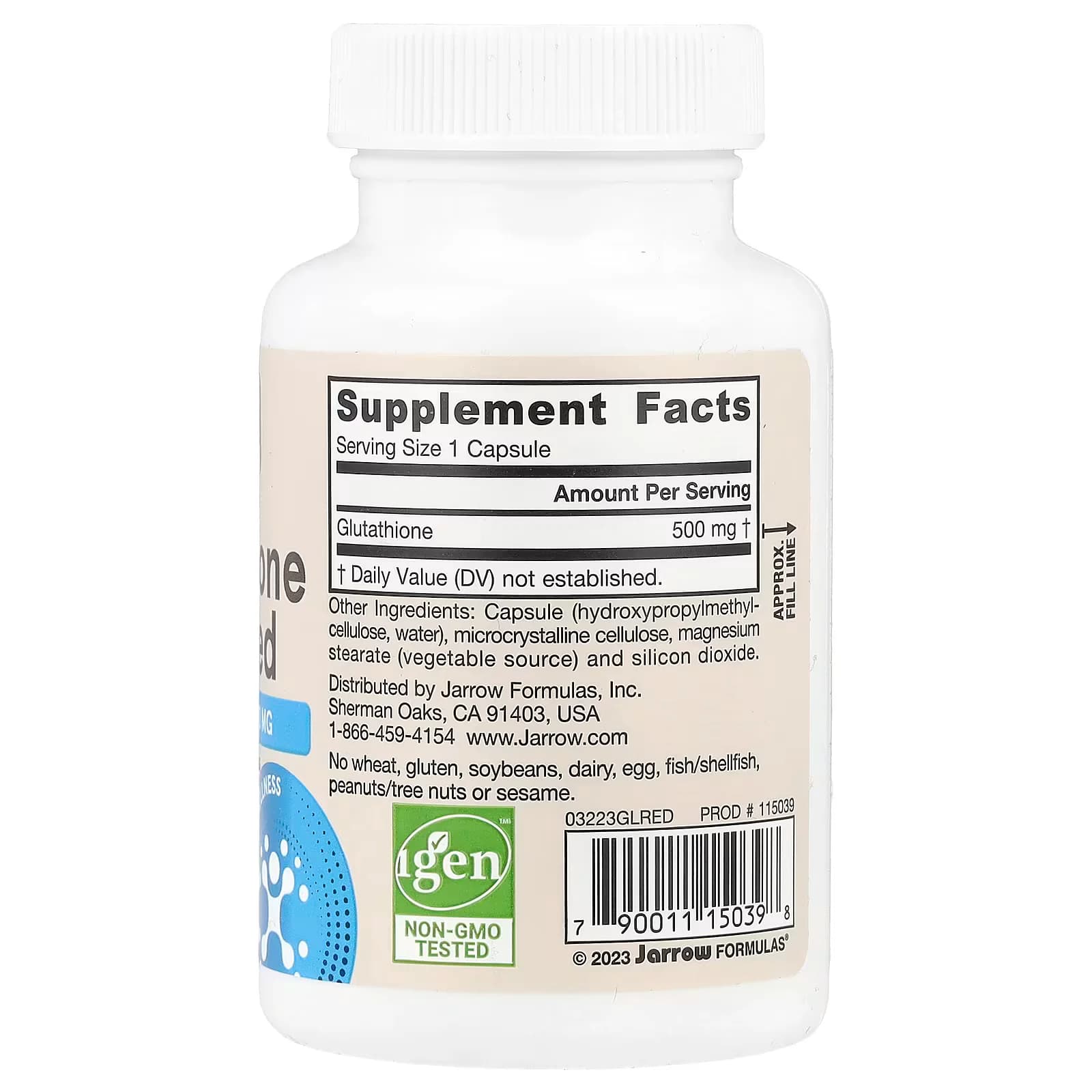 Jarrow Glutathione Reduced 500mg VegCaps Price In Pakistan