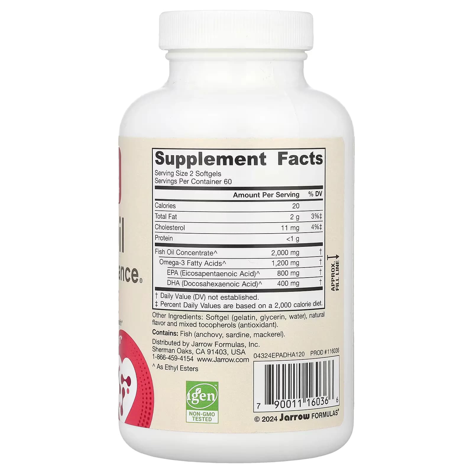 Jarrow Formulas EPA DHA Fish Oil Softgels Price In Pakistan.