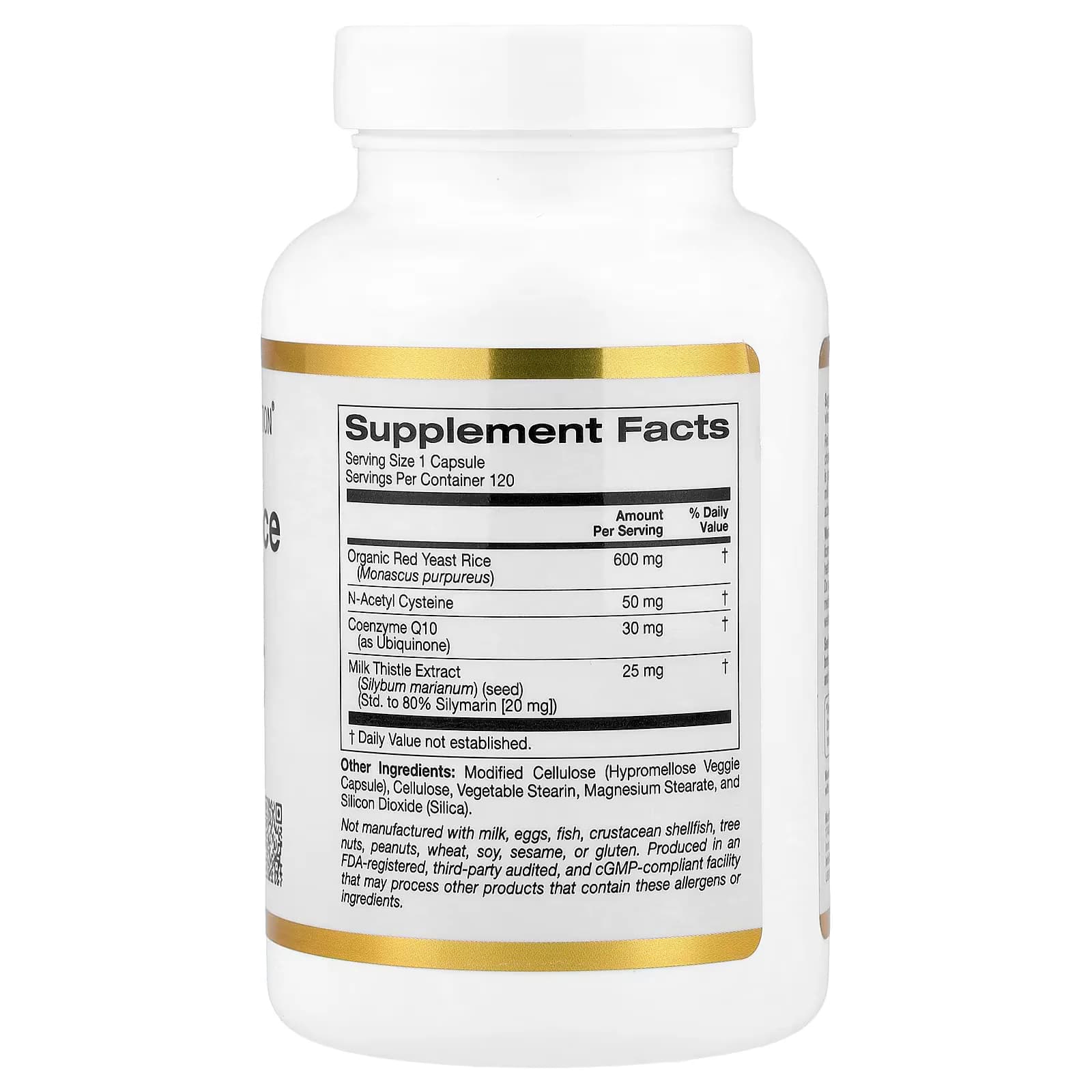Buy California Gold Nutrition  Red Yeast Rice 600mg Price in Pakistan