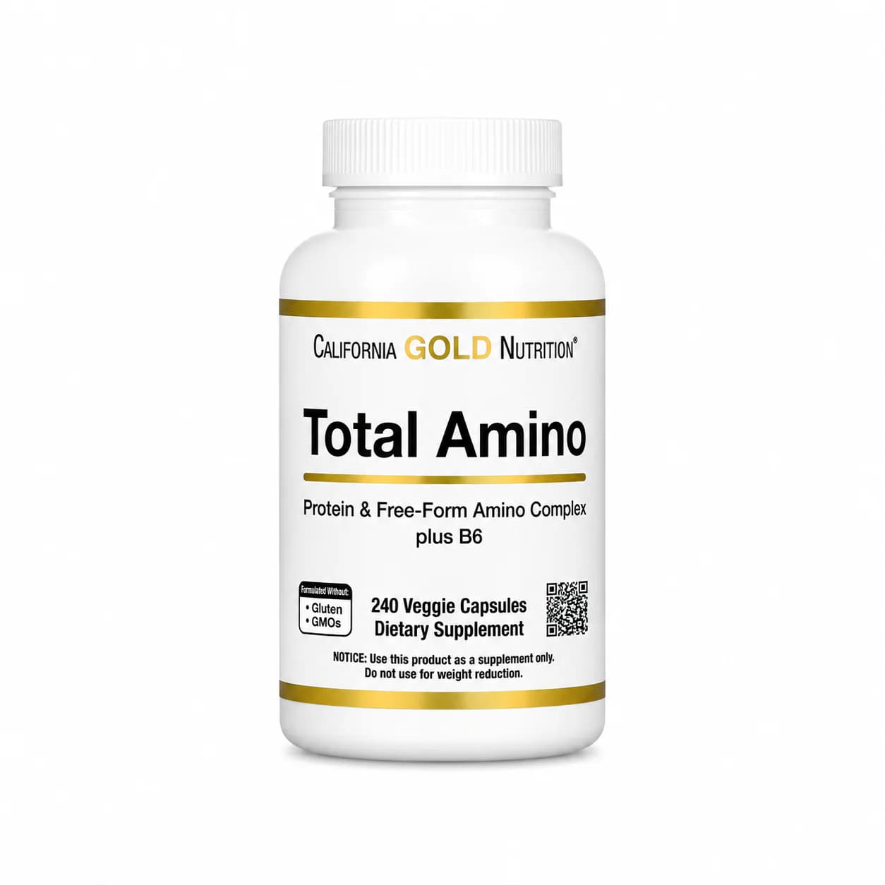 California Gold Nutrition Total Amino, 240 Veggie Capsules