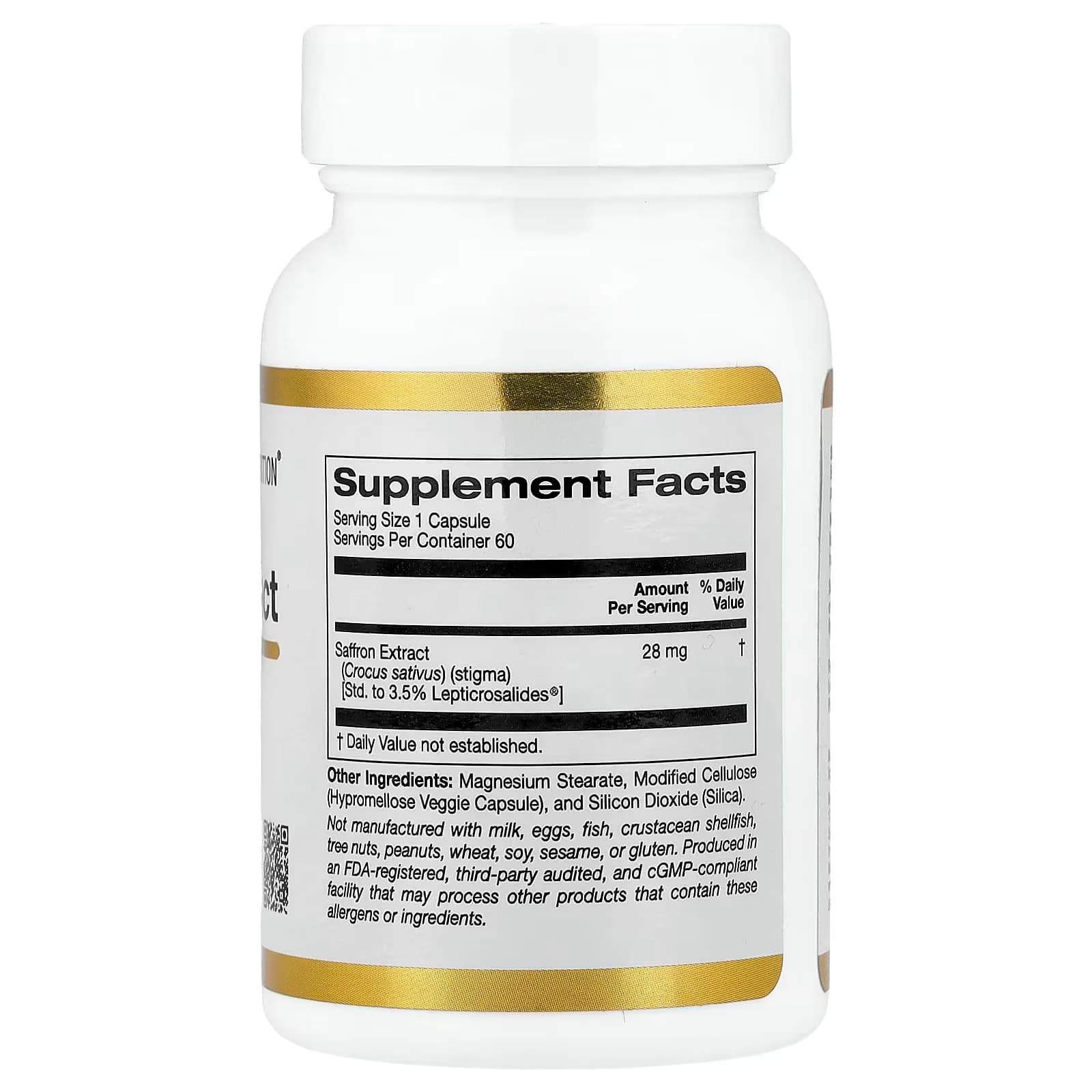 Buy California Gold Nutrition Saffron Extract 28 mg in Pakistan
