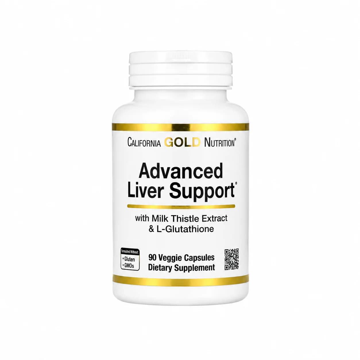 California Gold Nutrition Advanced Liver Support 90 Veggie Capsules