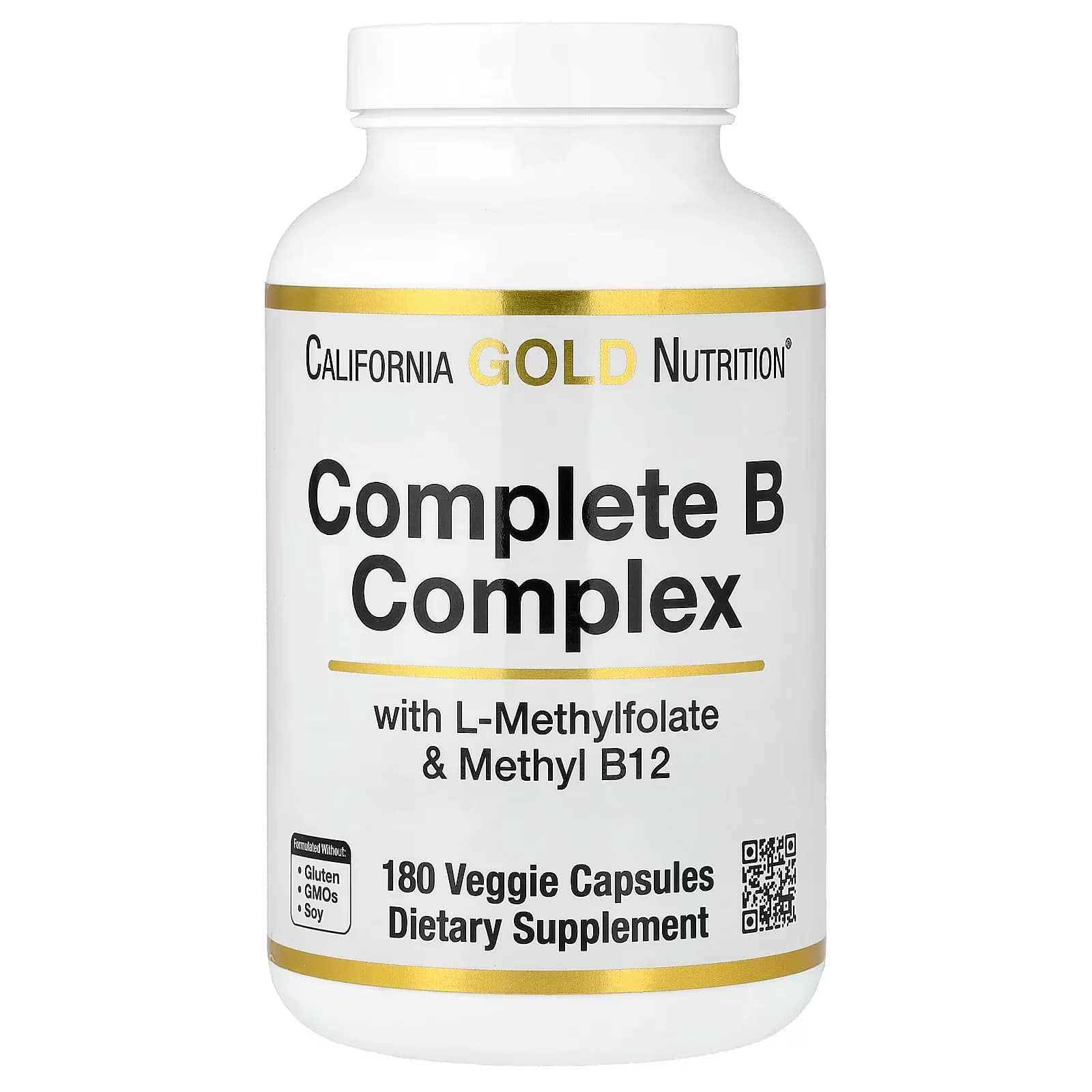Explore California Gold Nutrition Complete B Complex 180 Capsules in Pakistan