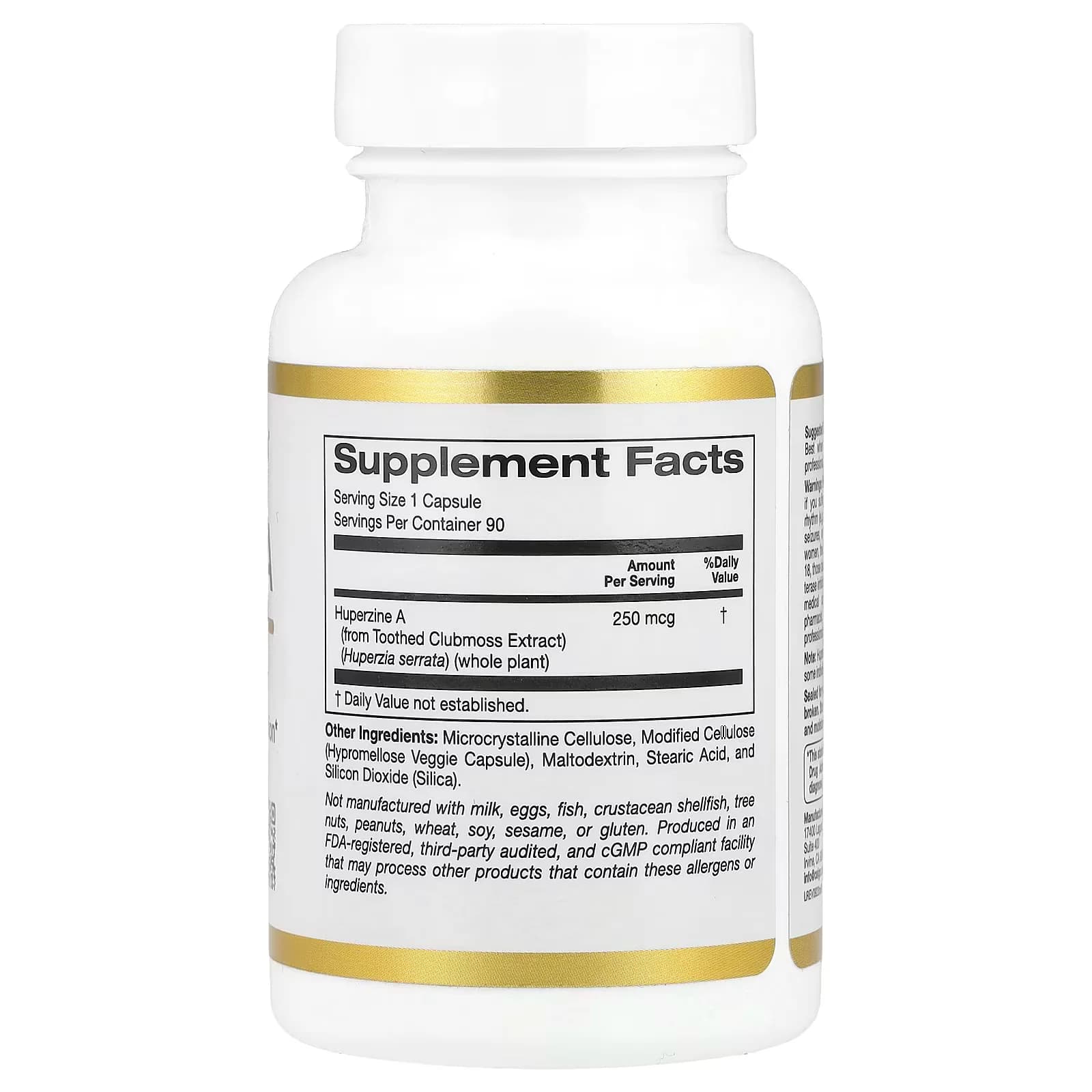 Get California Gold Nutrition  Huperzine A 250 mcg in Pakistan