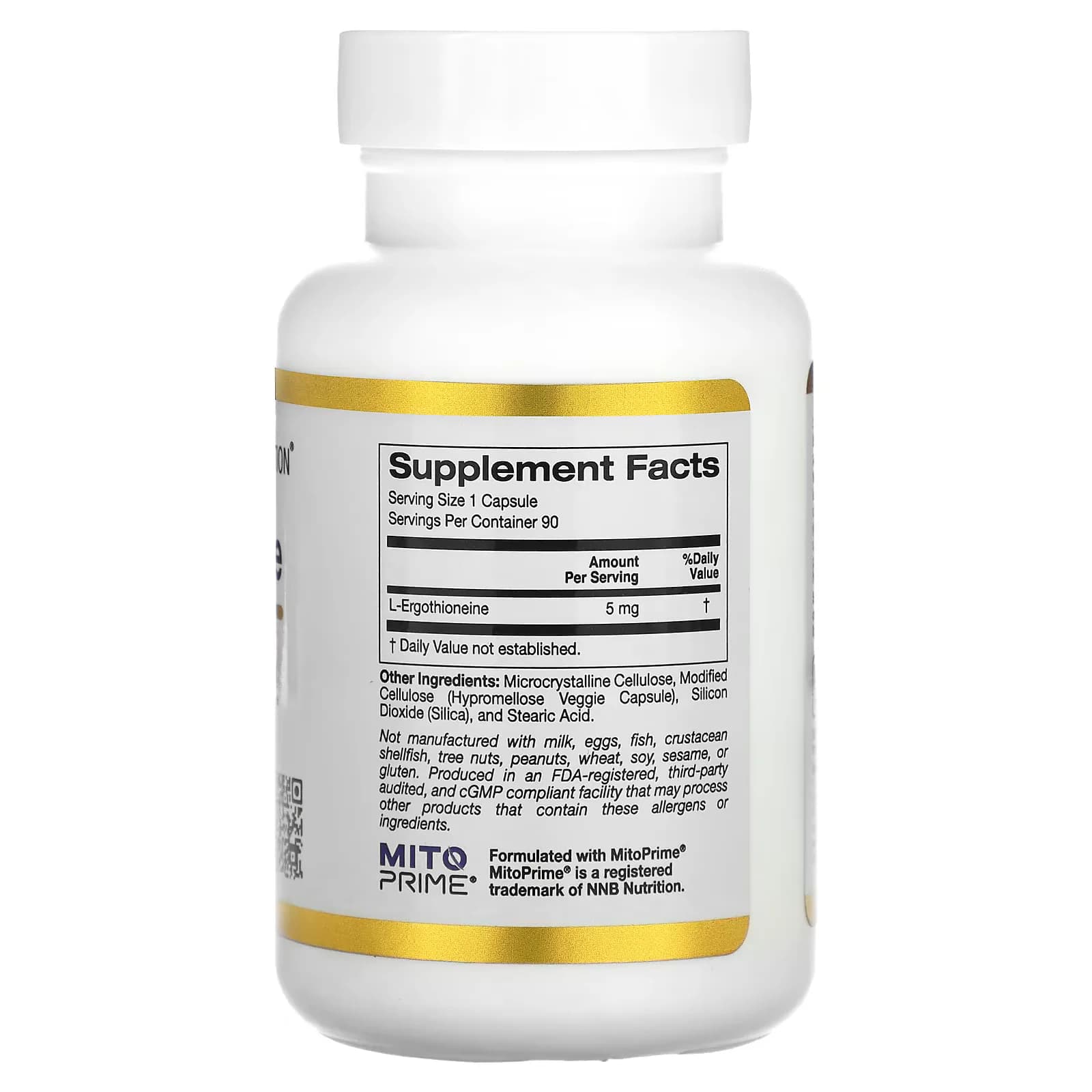 Explore California Gold Nutrition Ergothioneine 5 mg in Pakistan