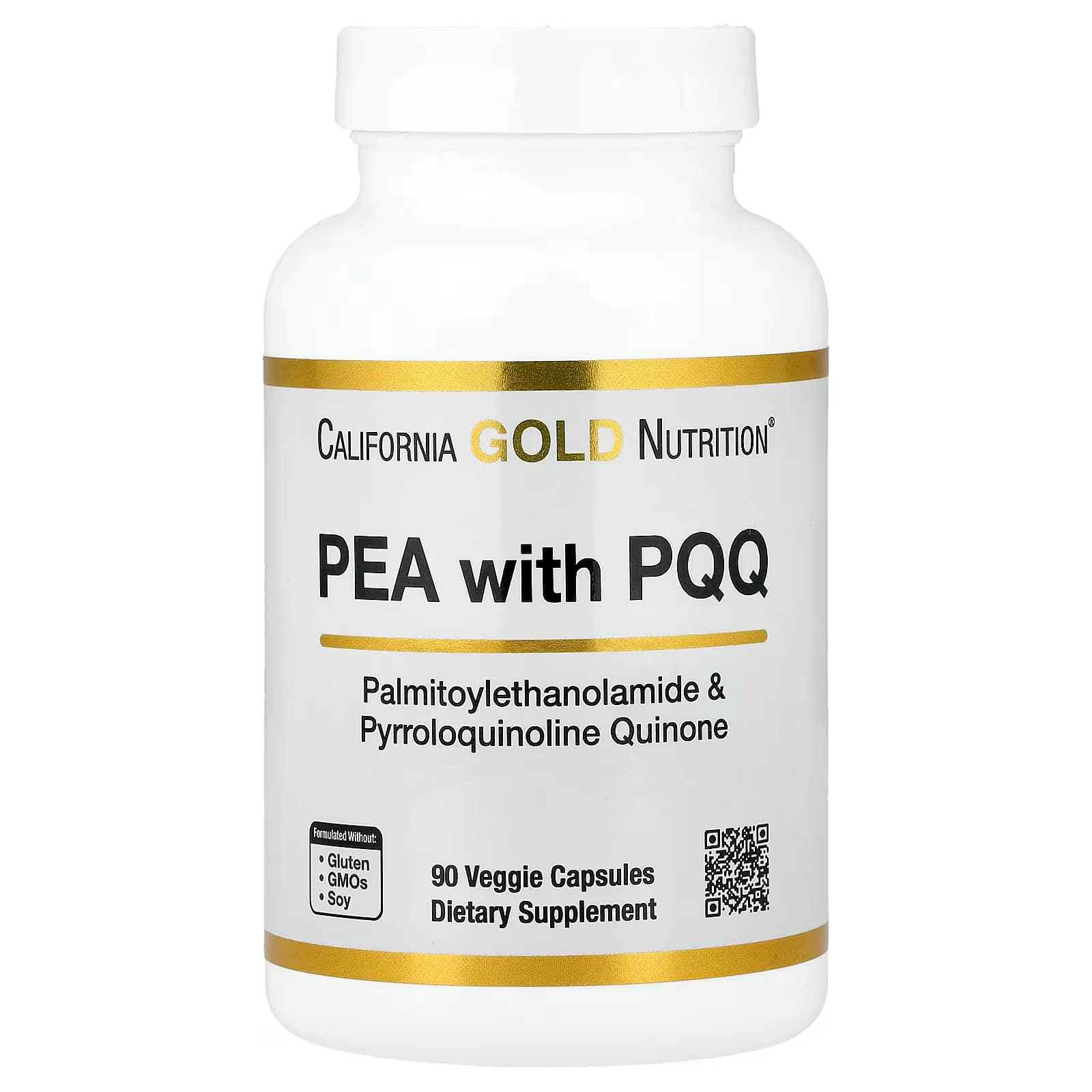 California Gold Nutrition PEA 300 mg + PQQ 10 mg 90 Veggie Capsules — California Gold Nutrition — Veggie Capsules — in Pakistan