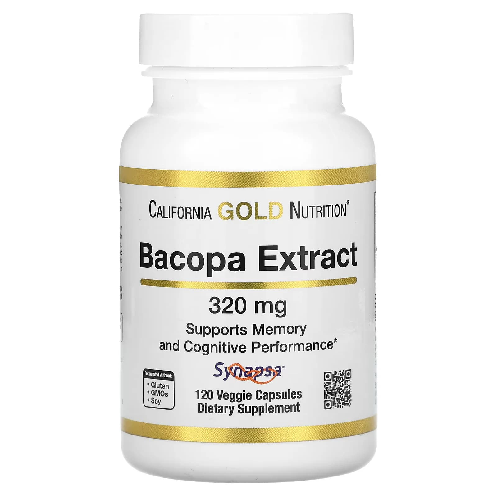Explore California Gold Nutrition Bacopa Extract 320 mg in Pakistan
