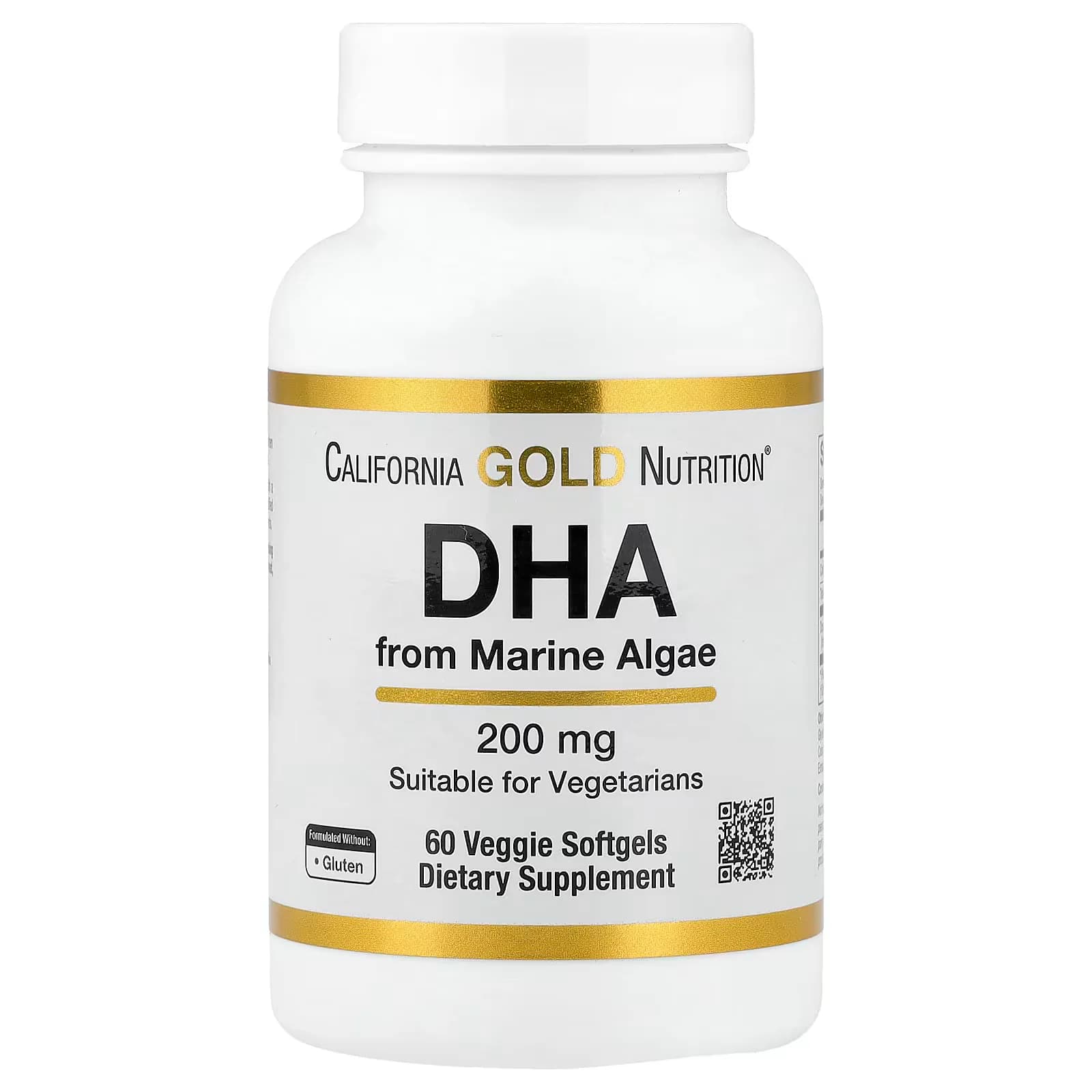 California Gold Nutrition DHA from Marine Algae Veggie Capsule