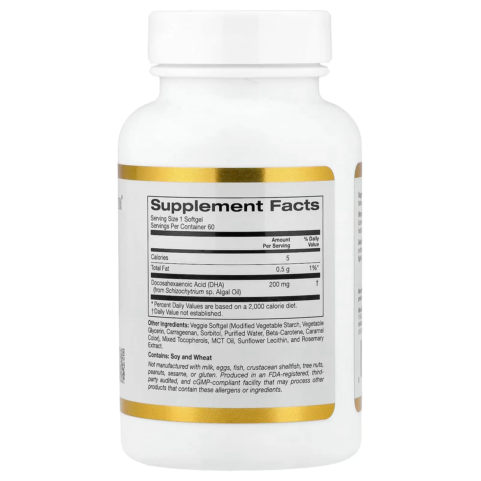 Get California Gold Nutrition Algae DHA 200mg Price in Pakistan