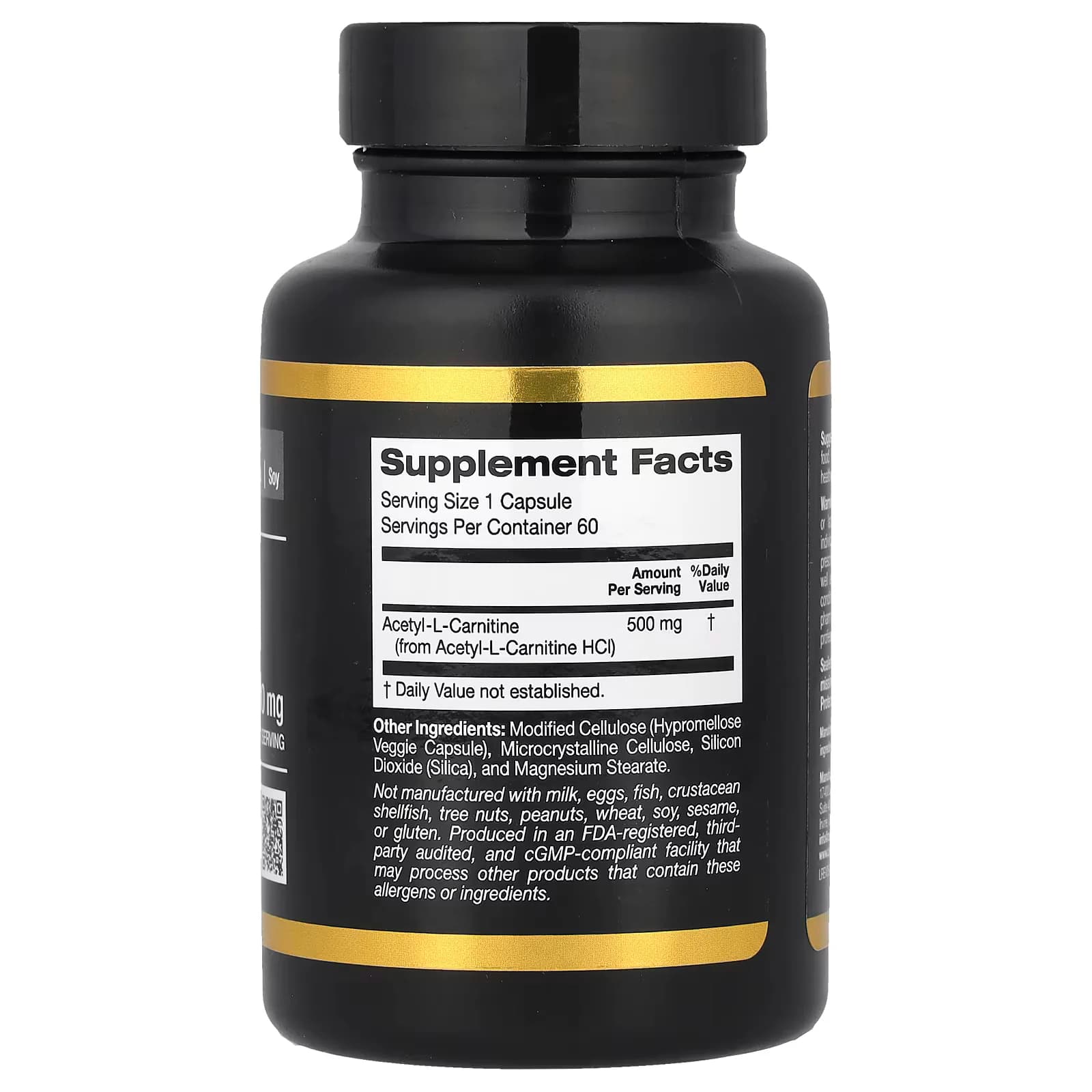 Explore California Gold Nutrition Acetyl-L-Carnitine 500mg in Pakistan
