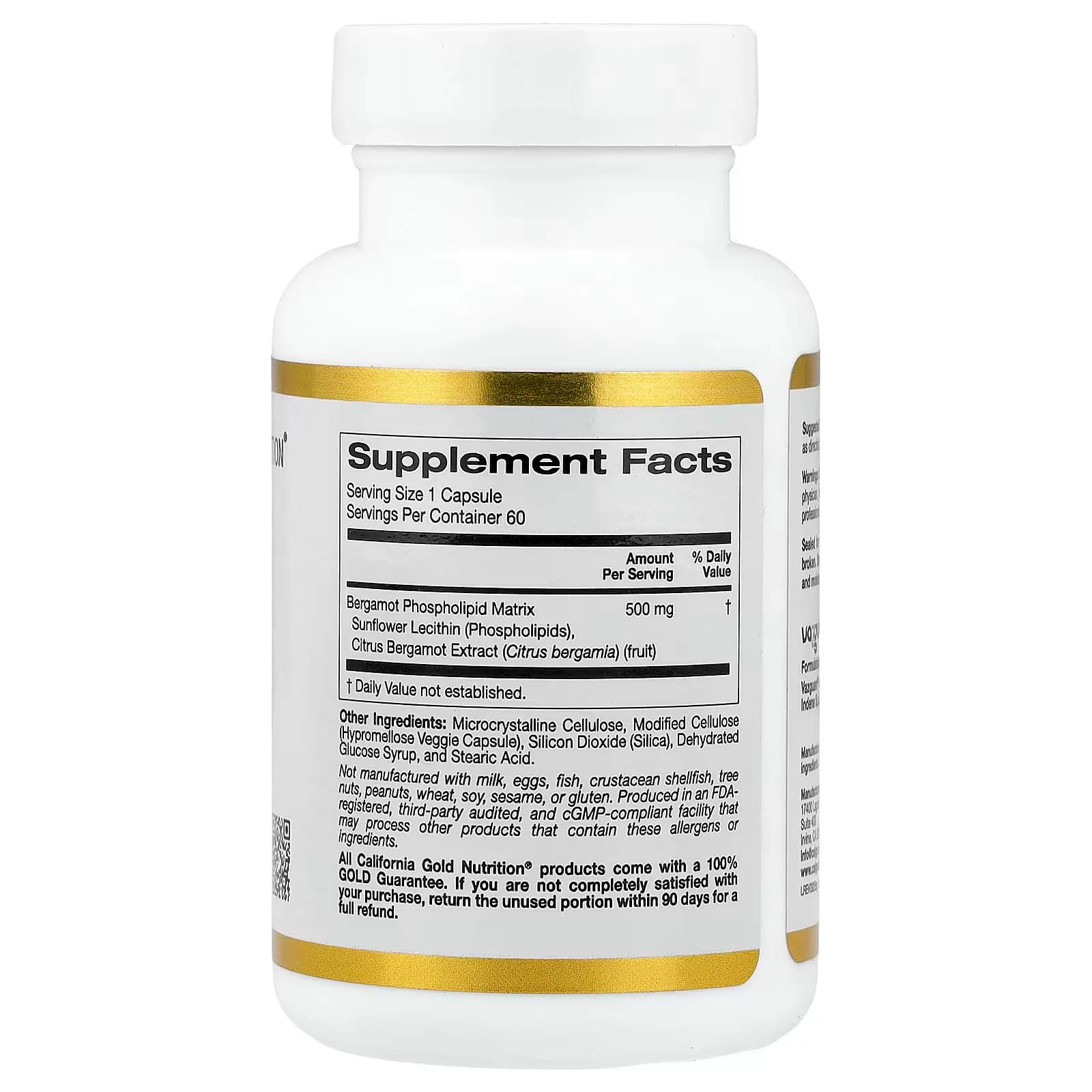 Explore California Gold Nutrition Bergamot Phytosome 500mg in Pakistan