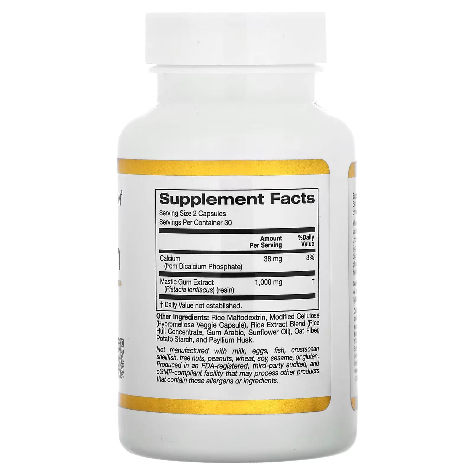 Explore California Gold Nutrition,Mastic Gum 500mg Price in Pakistan