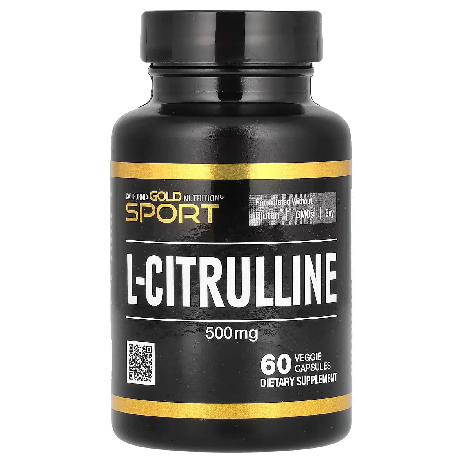 California Gold Nutrition Sport, L-Citrulline, Kyowa Hakko, 500 mg, 60 Veggie Capsules — California Gold Nutrition — Veggie Capsules — in Pakistan