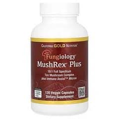 California Gold Nutrition Fungiology MushRex Plus 120 Plantcaps