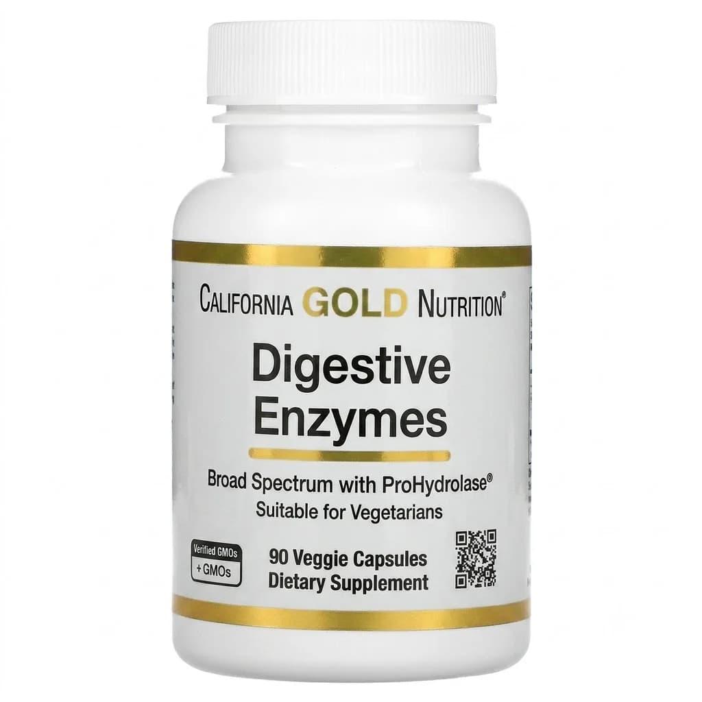 California Gold Nutrition,Digestive Enzymes  90 Veggie Capsules