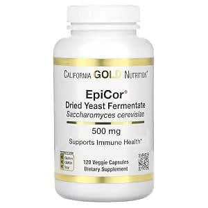 California Gold Nutrition Epicor® Dried Yeast Fermentate 500mg  120 Veggie Capsules