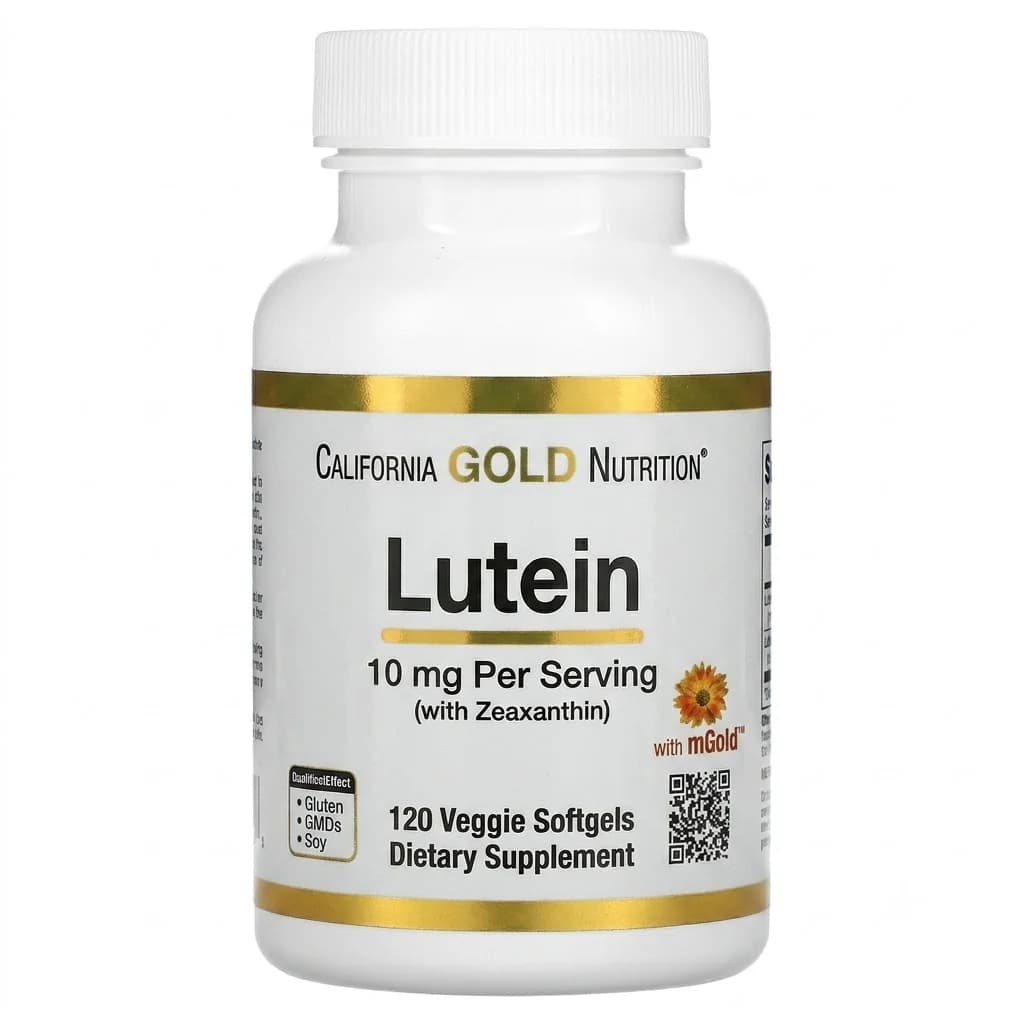 California Gold Nutrition Lutein with Zeaxanthin  60 Veggie Softgels