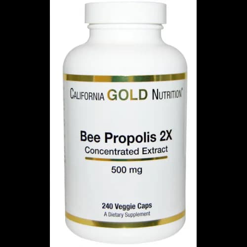 California Gold Nutrition Bee Propolis 1000 mg, 240 Capsules