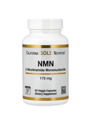 California Gold Nutrition NMN 175 mg, 60 Veggie Capsules