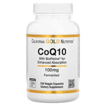 California Gold Nutrition CoQ10 100 mg 30 Veggie Softgels