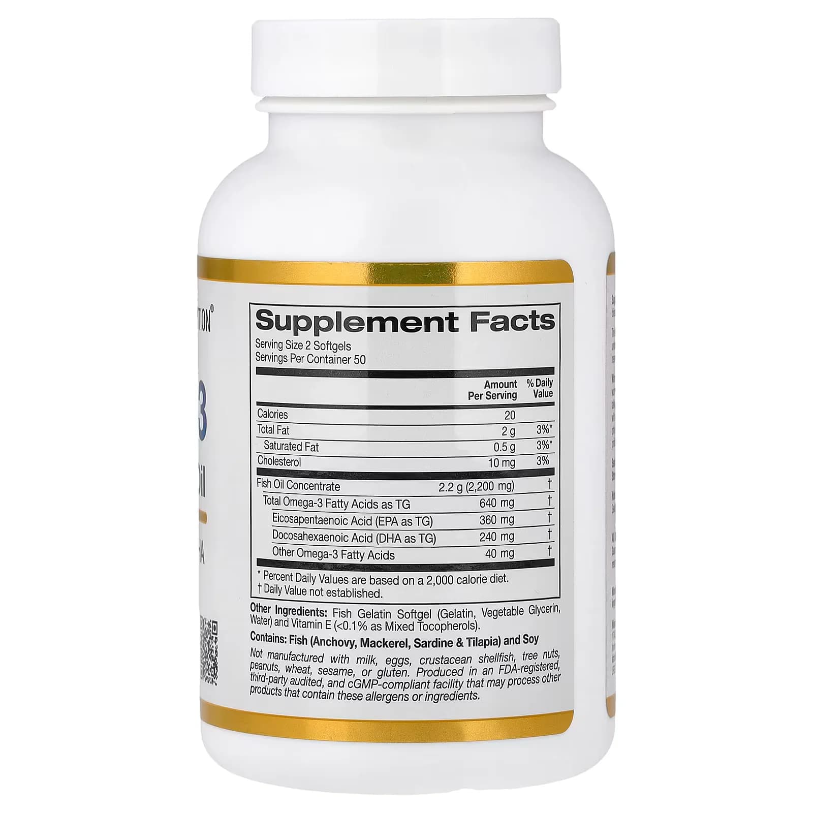 Original California Gold Omega-3 Fish Oil Price in Pakistan