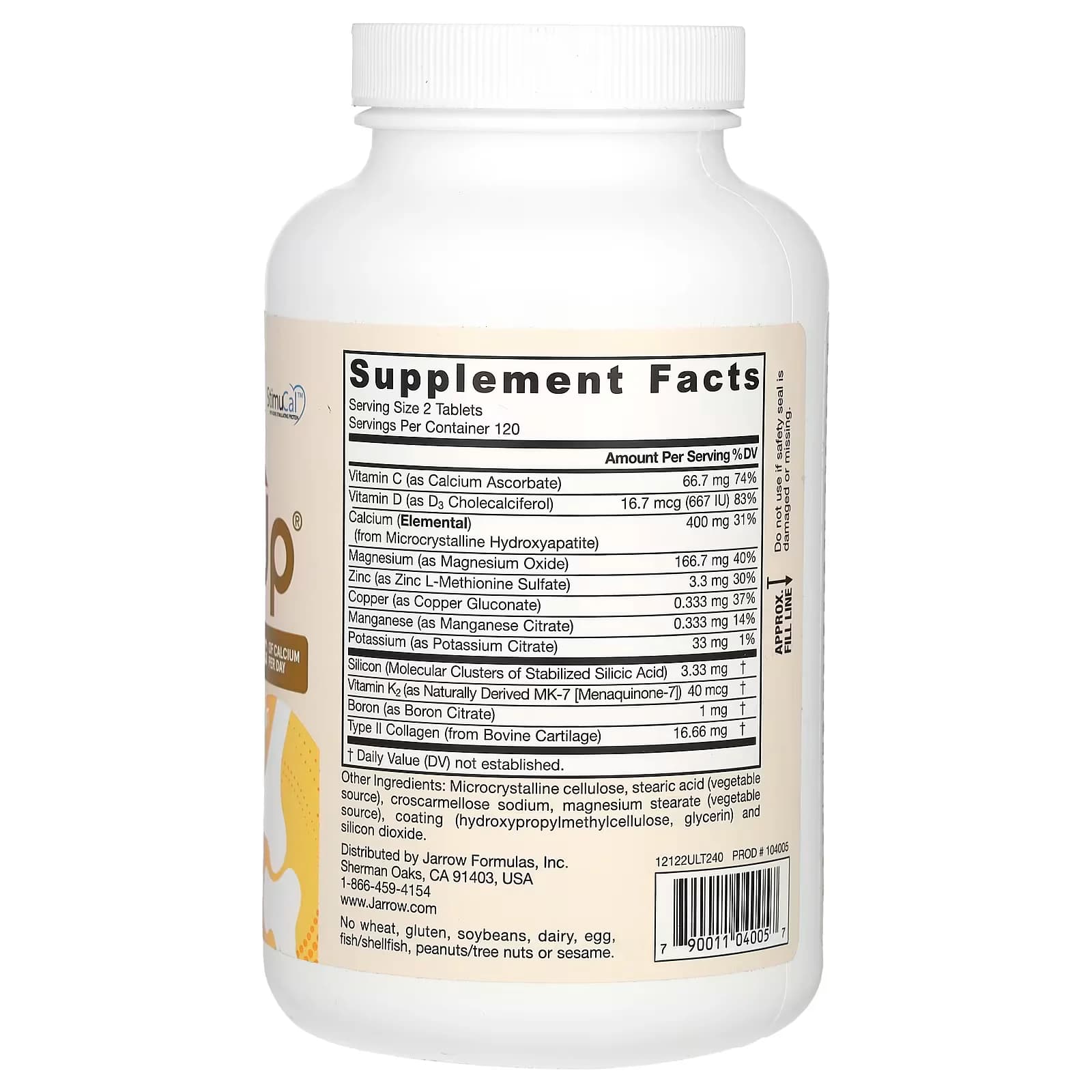 Jarrow Ultra BoneUp 240 Tablets Price in Pakistan