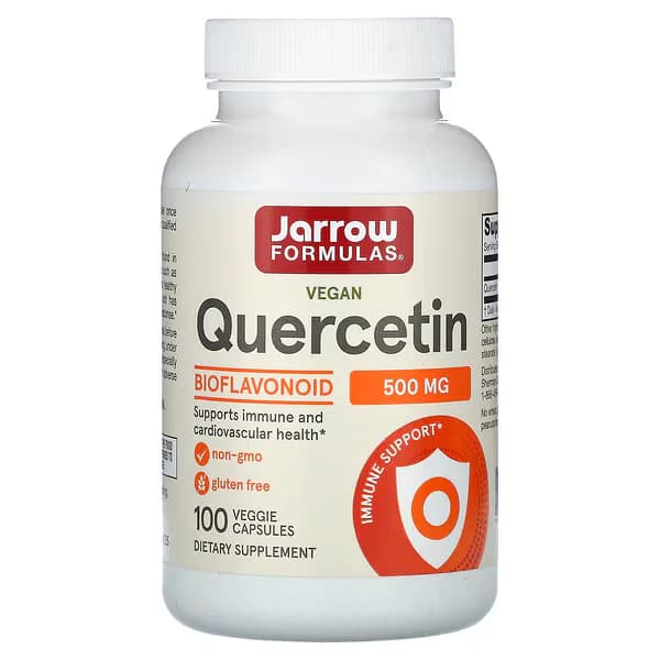 Jarrow Formulas Vegan Quercetin 500mg 100 Veggie Capsules