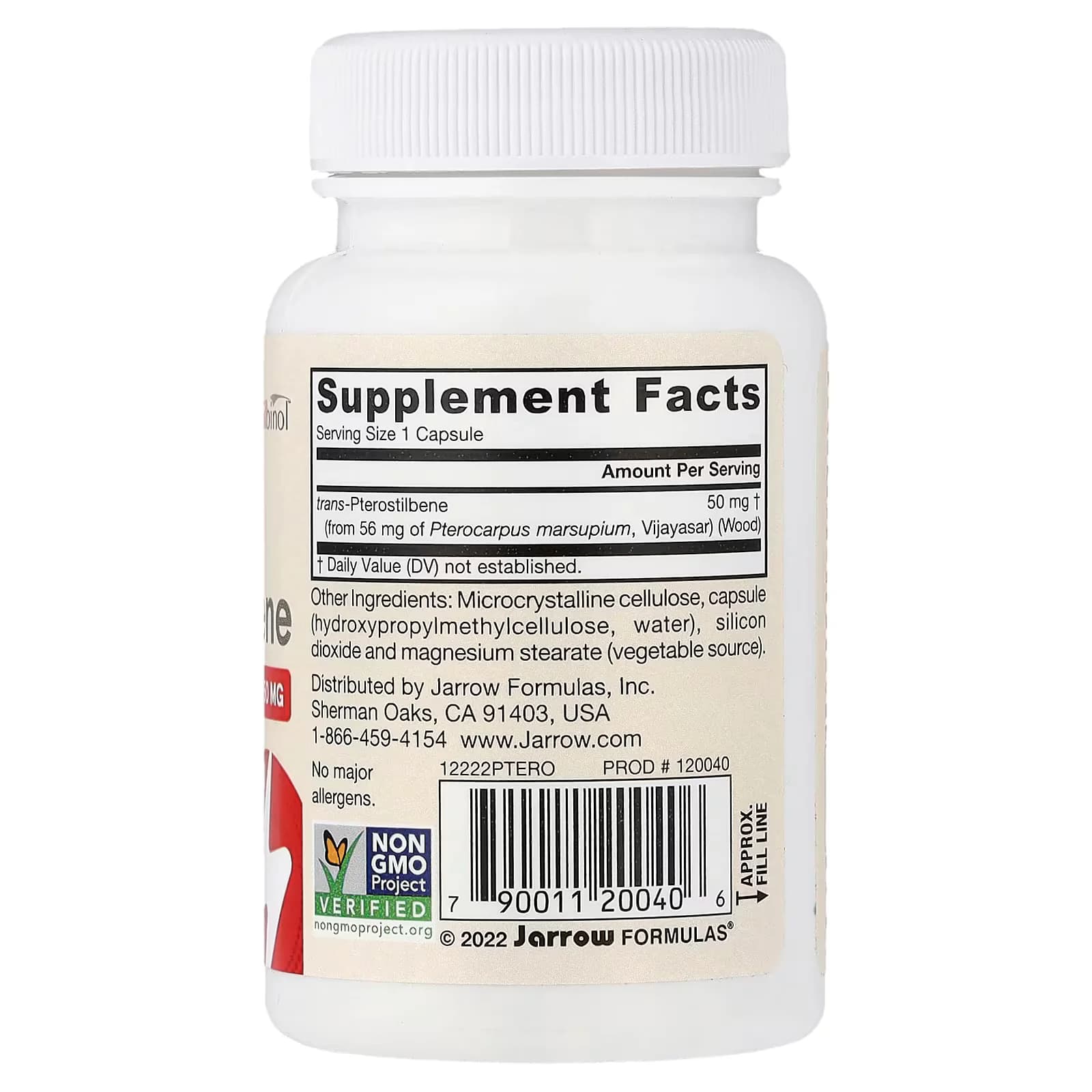 Jarrow Vegan Trans-Pterostilbene 50mg Capsules Pakistan