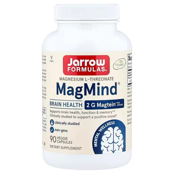 Jarrow Formulas MagMind Brain Health 48mg per Capsule
