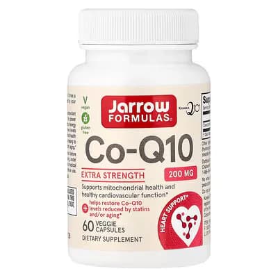 Jarrow Formulas Co-Q10 200mg 60 Veggie Capsules