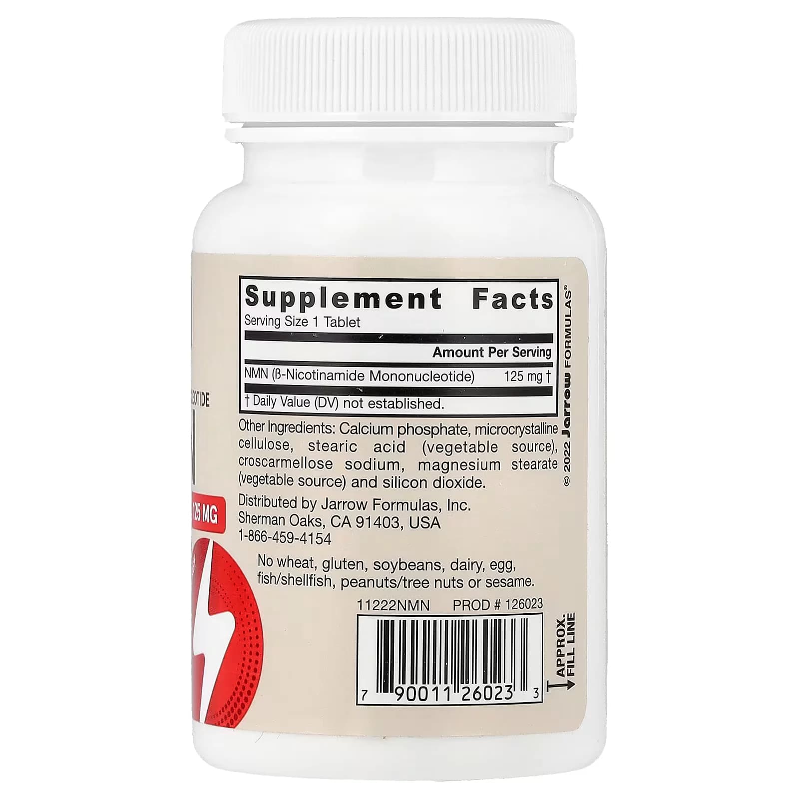 Jarrow Vegan NMN 125mg 60 Tablets Price in Pakistan
