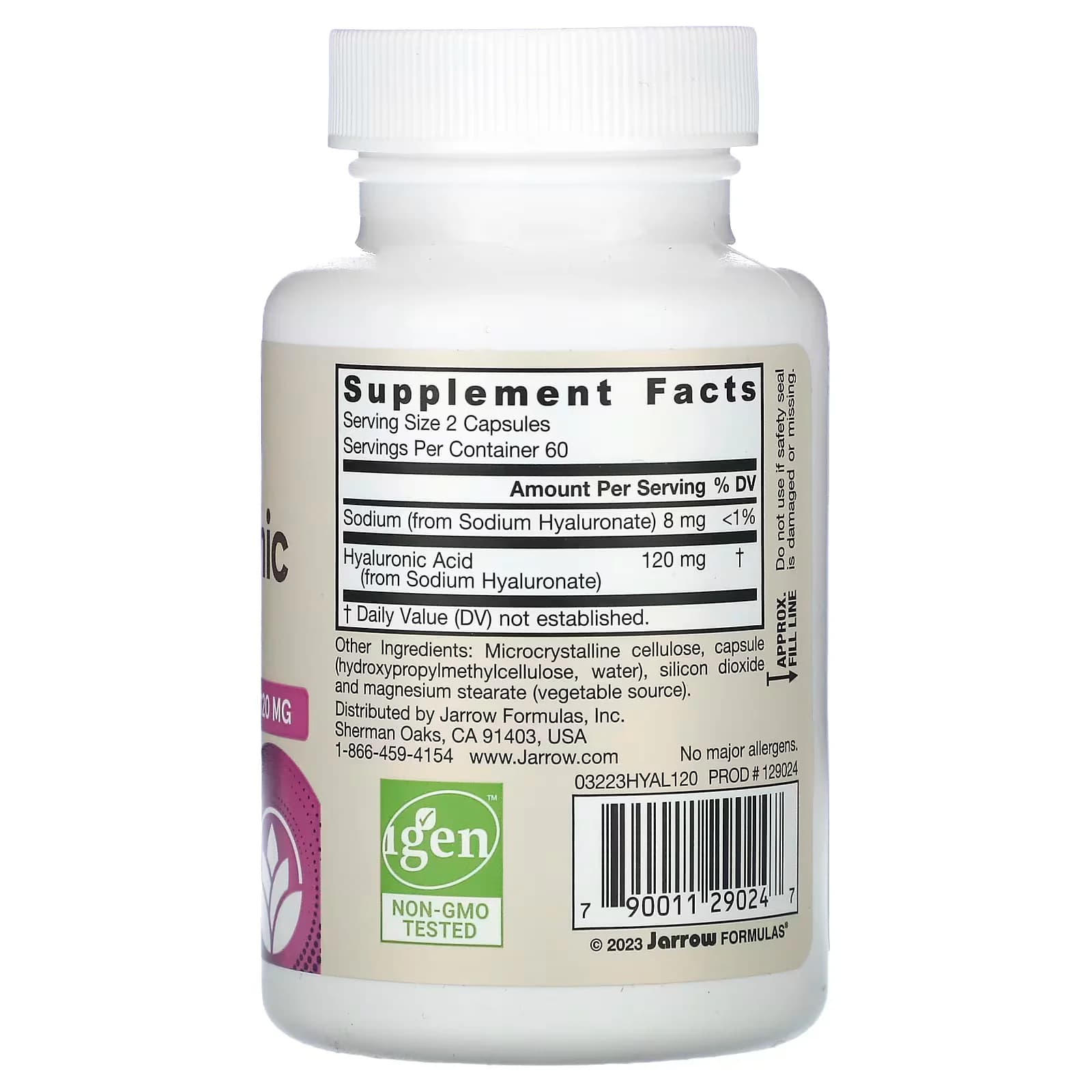 Natural Jarrow Hyaluronic Acid Veg Capsules Price in Pakistan