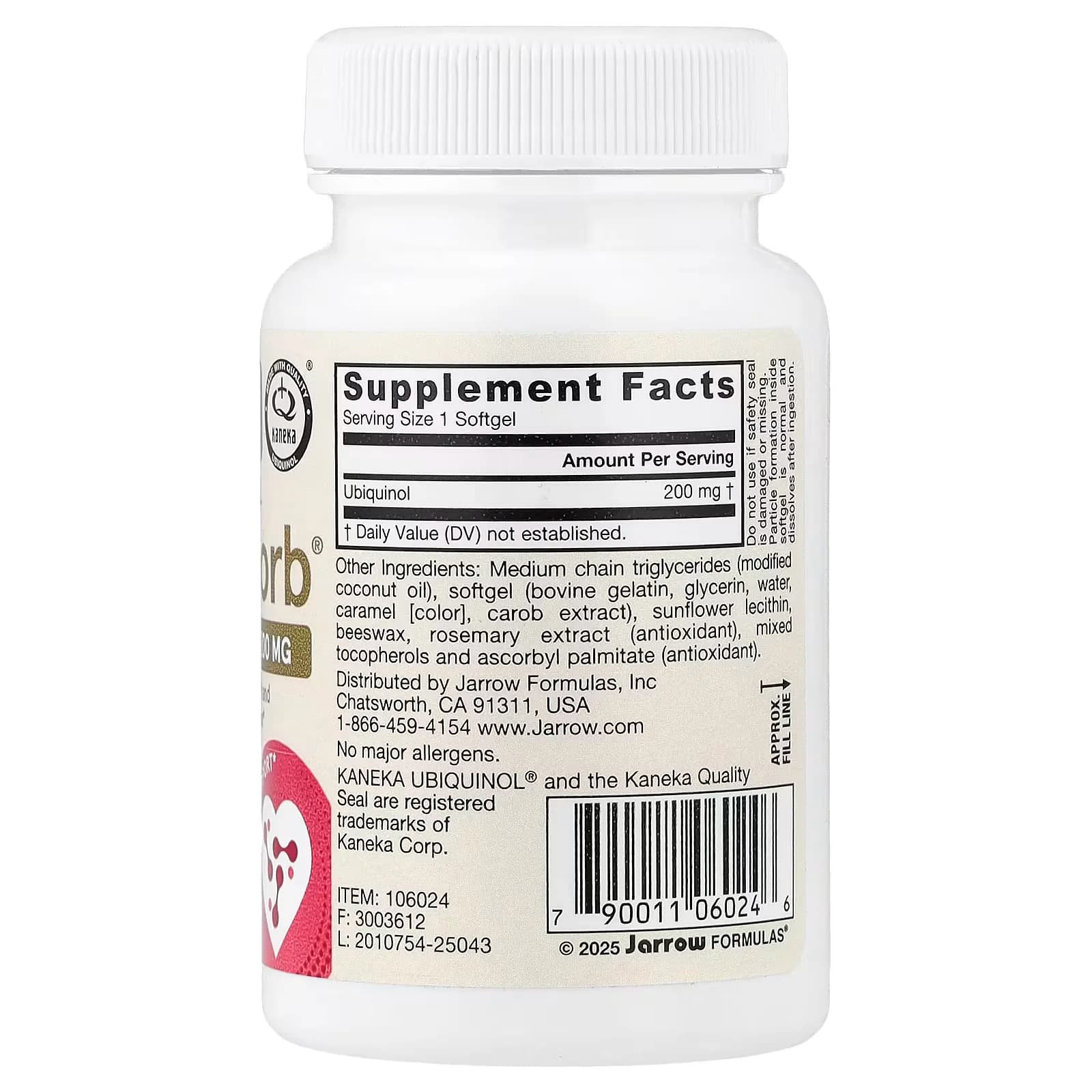 Jarrow Ubiquinol QH-Absorb 200mg Softgels Price In Pakistan