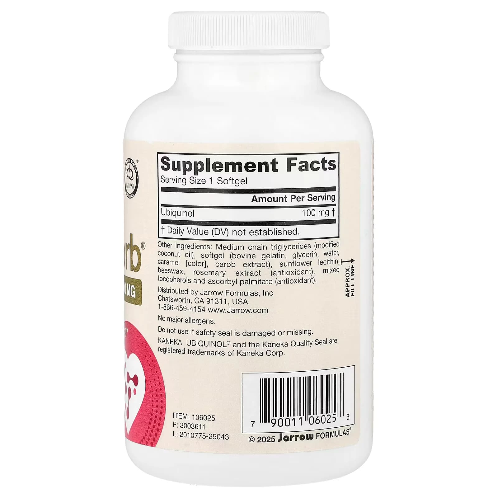 Jarrow Ubiquinol QH-Absorb 100mg Softgels Price Ib Pakistan
