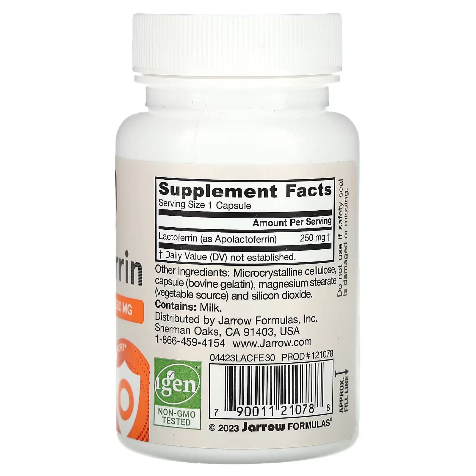 Jarrow Formulas Lactoferrin 250mg Capsules Price In Pakistan