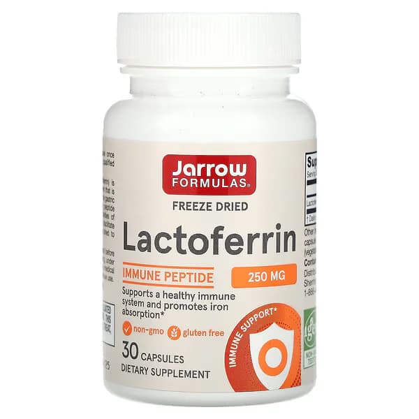 LuteinJarrow Formulas Lactoferrin Freeze Dried 250mg Capsules