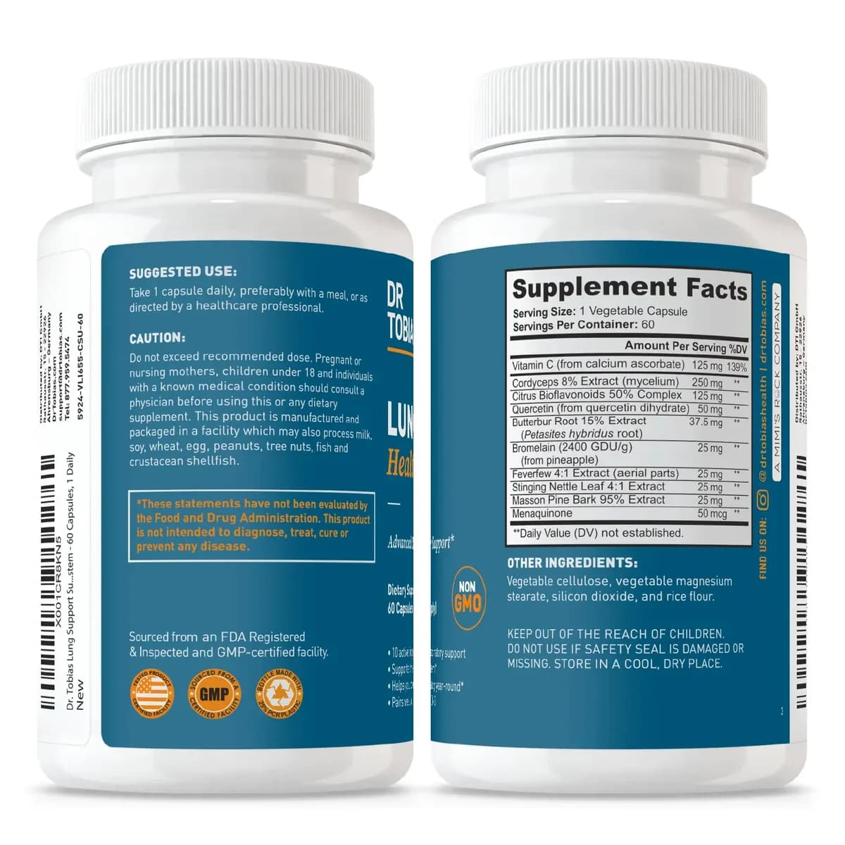 Dr. Tobias Lung Health Capsules | Respiratory Support Pakistan