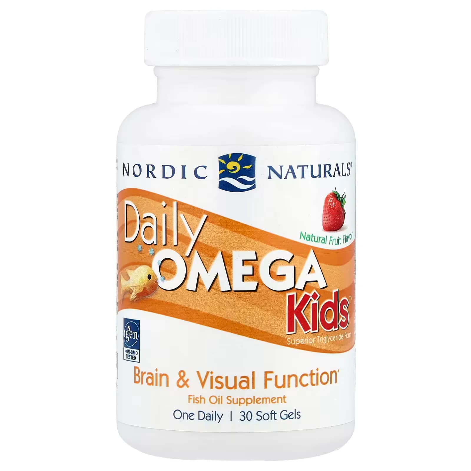 Nordic Naturals Daily Omega Kids  Natural Fruit Soft Gels