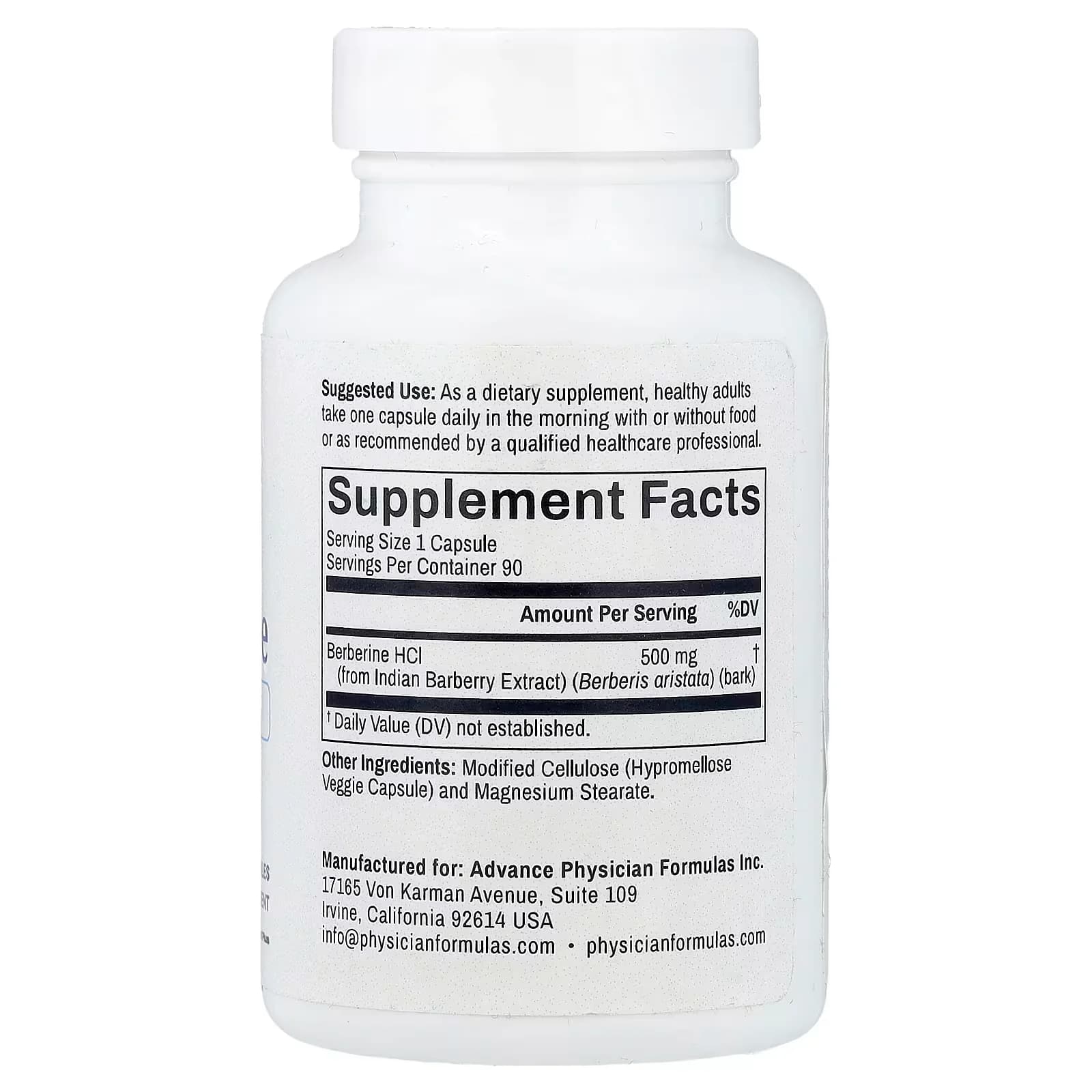 Buy Advance Physician Formulas Berberine 500 mg Capsules in Pakistan