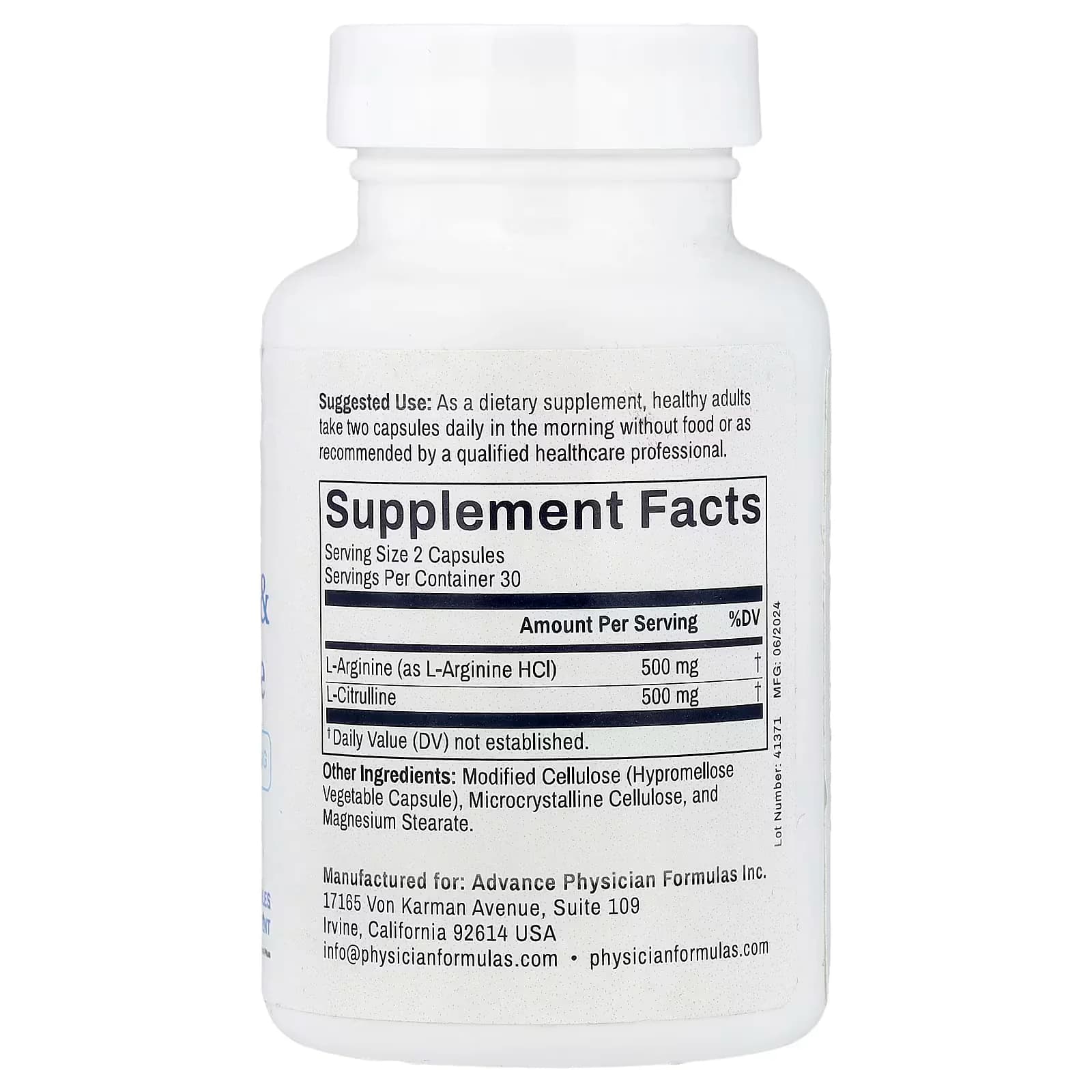 Buy Advance Physician Formulas L-Arginine & Citrulline in Pakistan