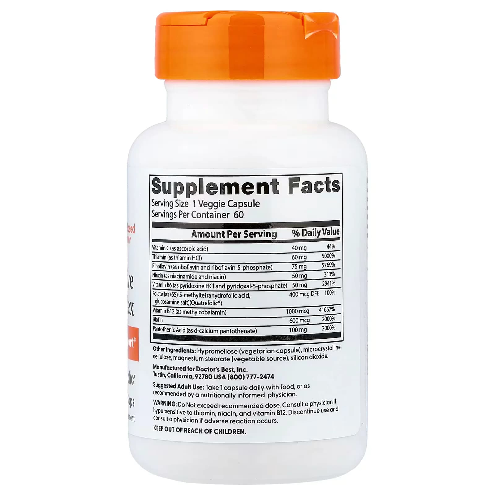 Doctor's Best Fully Active B Complex Veggie Caps Price in Pakistan