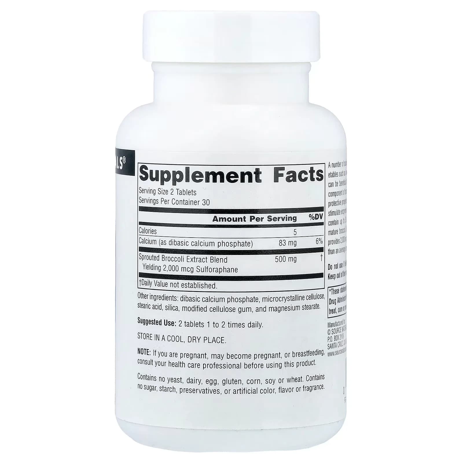 Buy Source Naturals Broccoli Sprouts Extracti in Pakistan
