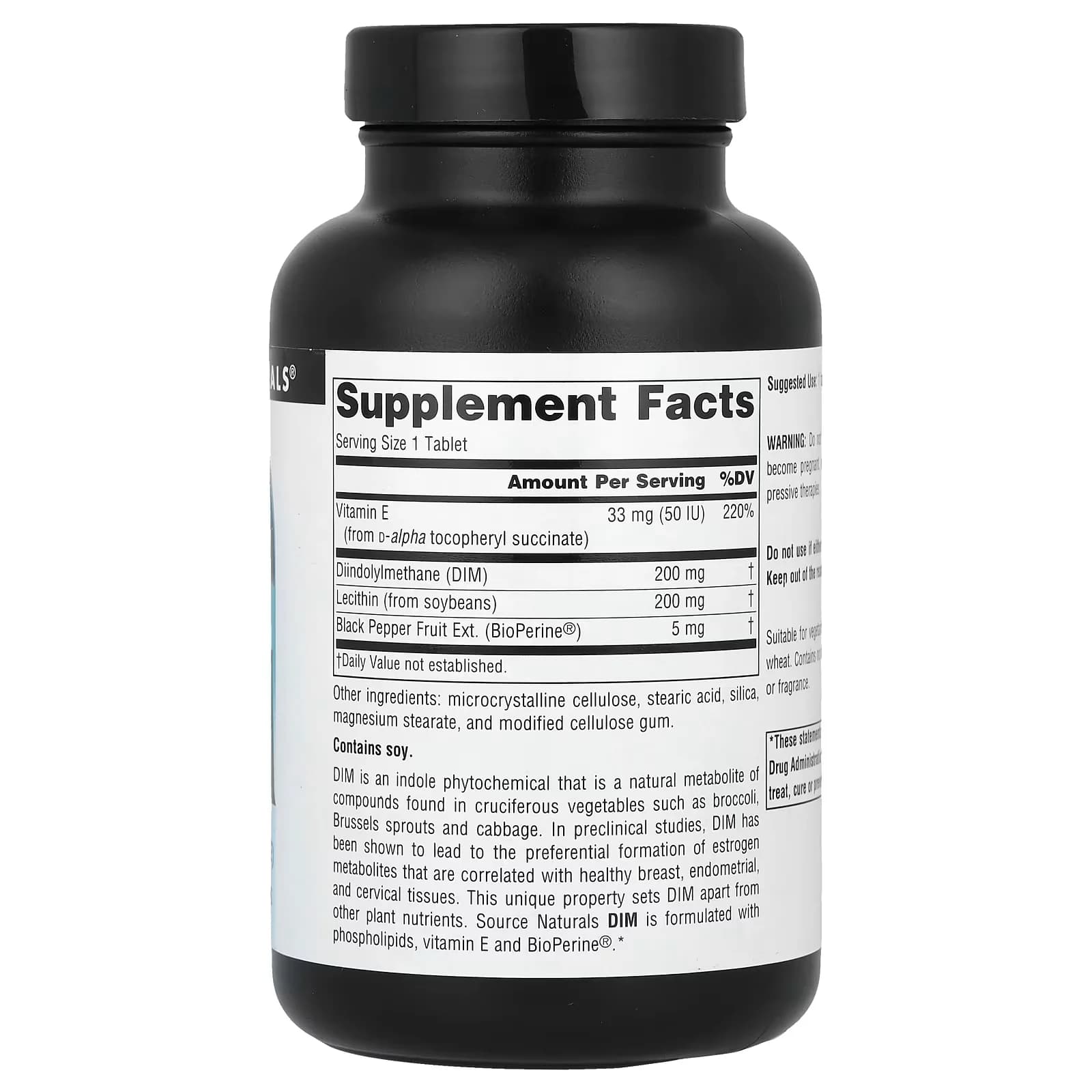 Buy Source Naturals DIM 200 mg 120 Tablets in Pakistan