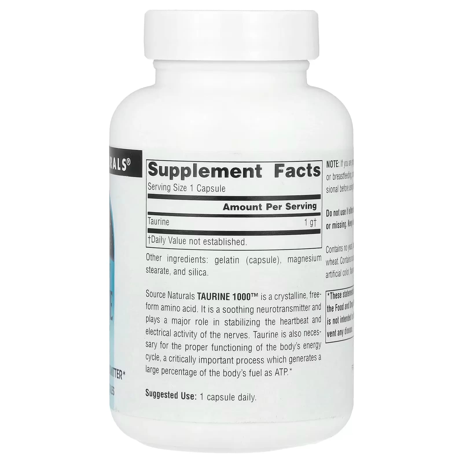Get  Source Naturals Taurine 1000™ 1000 mg in Pakistan